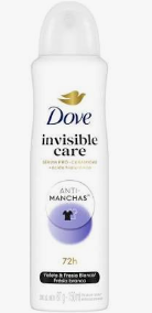 DOVE INVISIBLE CARE AEROSOL 150 ML.