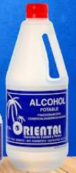 Alcohol Oriental 1 lts tapa roja