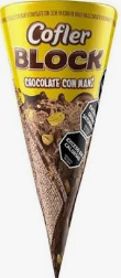 Cofler Block Chocolate con Mani Cono