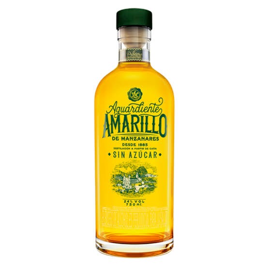 AGUARDIENTES AMARILLO DE 750ML