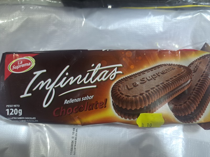 Infinitas chocolates grande 120g