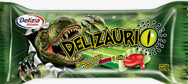 Delizia Delizaurio sabor Chery y Piña