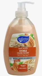 JABON LIQUIDO AVENA-ACEITE DE ALMENDRA BALLERINA 350ML
