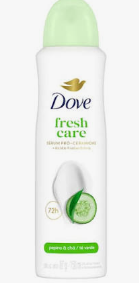 DOVE FRESH CARE PEPLINO 150ML.